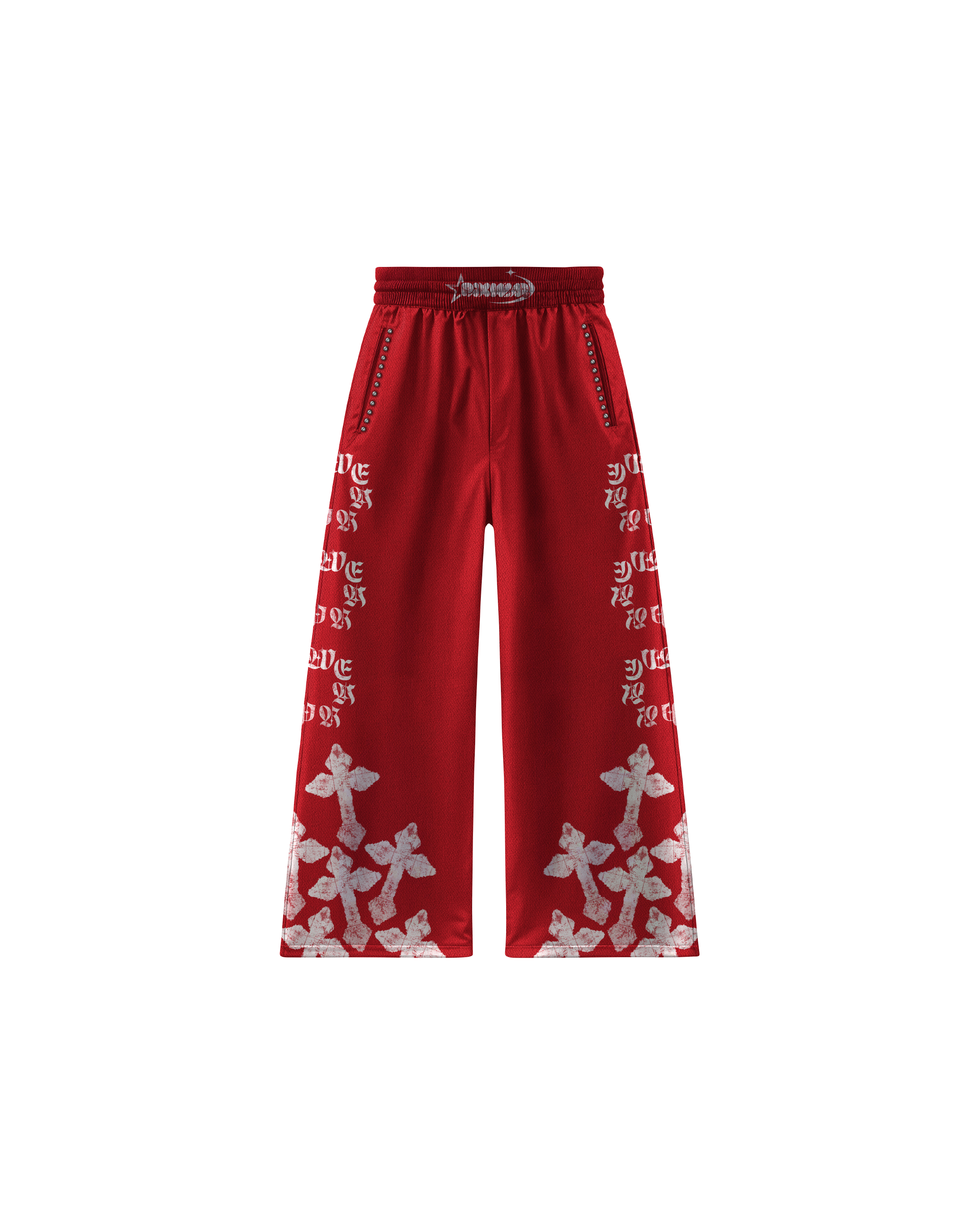 Crimson Track Pants