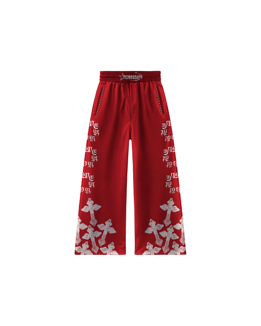 Crimson Track Pants